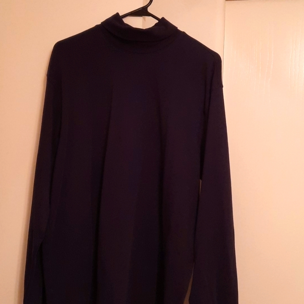 George Full Navy Blue Turtleneck shirt XL